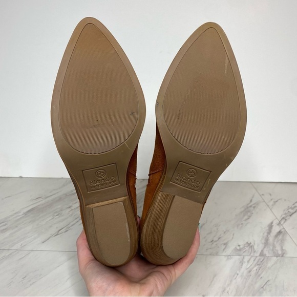 Blondo Wayde Brown Suede Western Bootie 10 - Picture 13 of 14